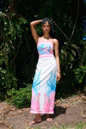 CELIA DRESS ANTIQUE CORAL