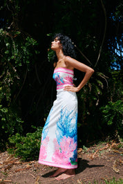 CELIA DRESS ANTIQUE CORAL