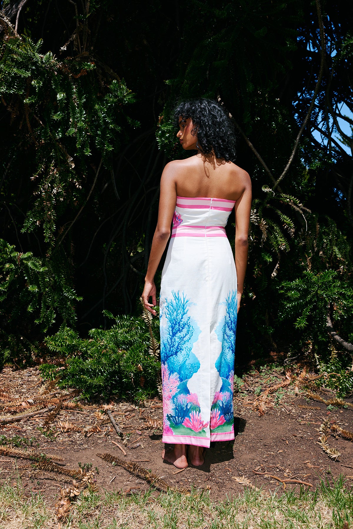 CELIA DRESS ANTIQUE CORAL