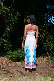 CELIA DRESS ANTIQUE CORAL