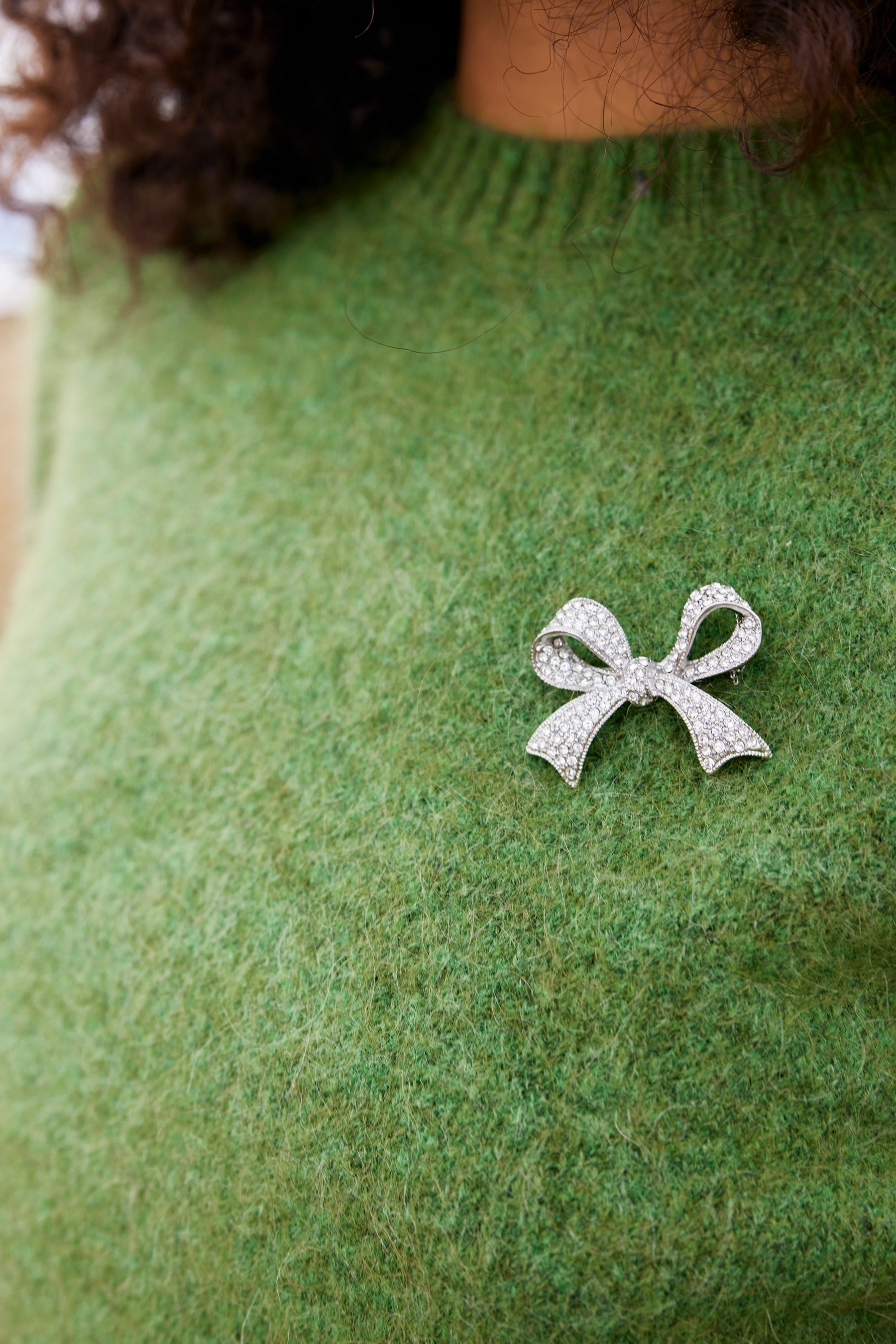 MAUDE KNIT JUMPER IN FOREST