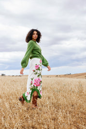 MAUDE KNIT JUMPER IN FOREST