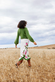 MAUDE KNIT JUMPER IN FOREST
