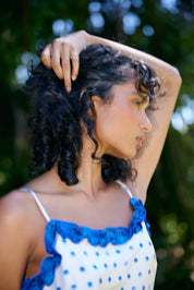 POSEY DRESS ANTIQUE ROYAL