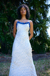 POSEY DRESS ANTIQUE ROYAL