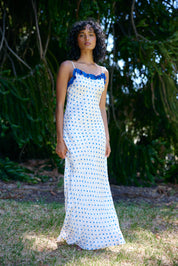 POSEY DRESS ANTIQUE ROYAL