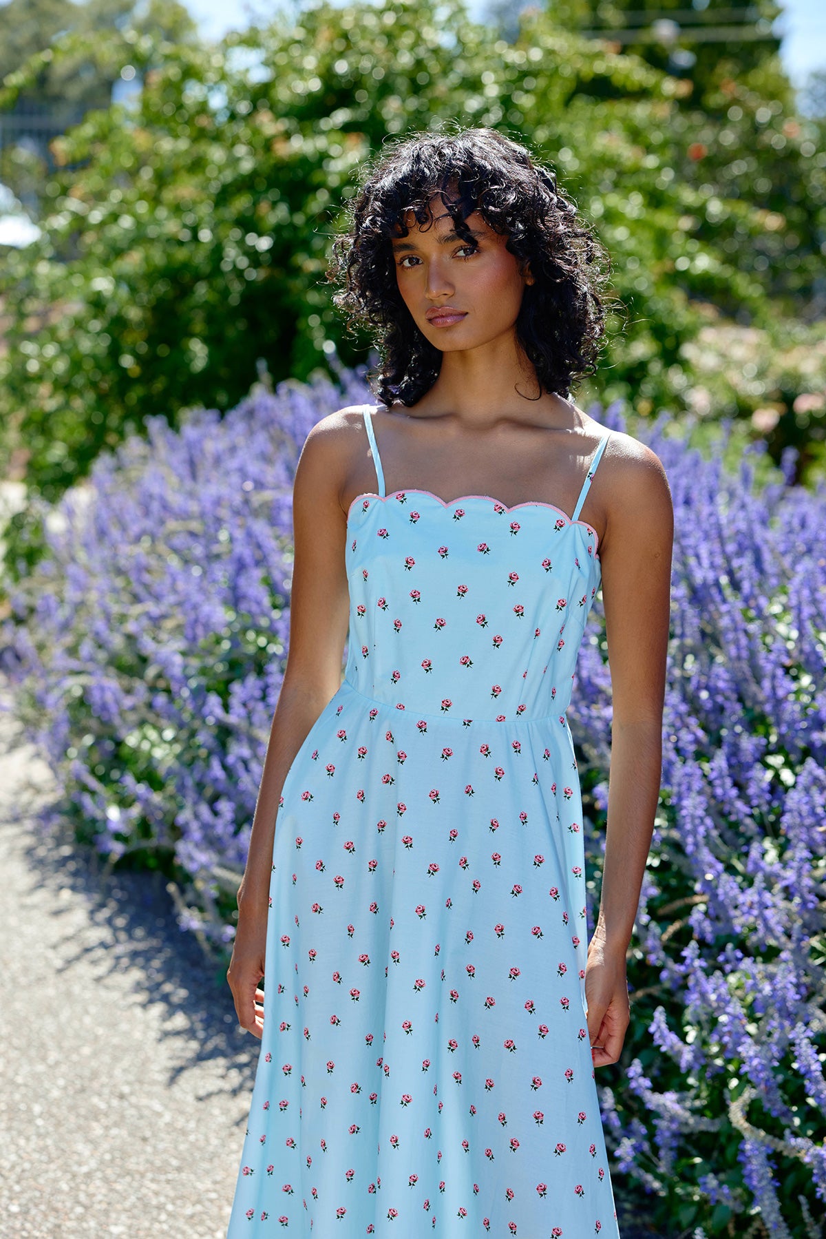 ELENA DRESS ARCTIC ROSE – Aston Studio