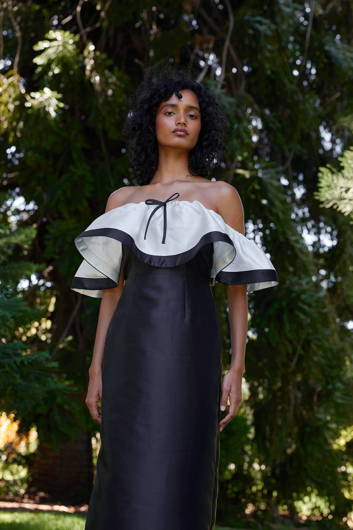 PRIMROSE DRESS NERO ANTIQUE