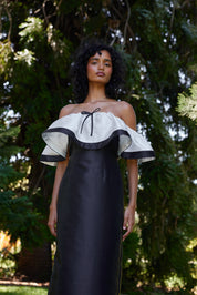 PRIMROSE DRESS NERO ANTIQUE