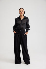 SIENNA BLOUSE IN NERO