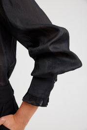 SIENNA BLOUSE IN NERO