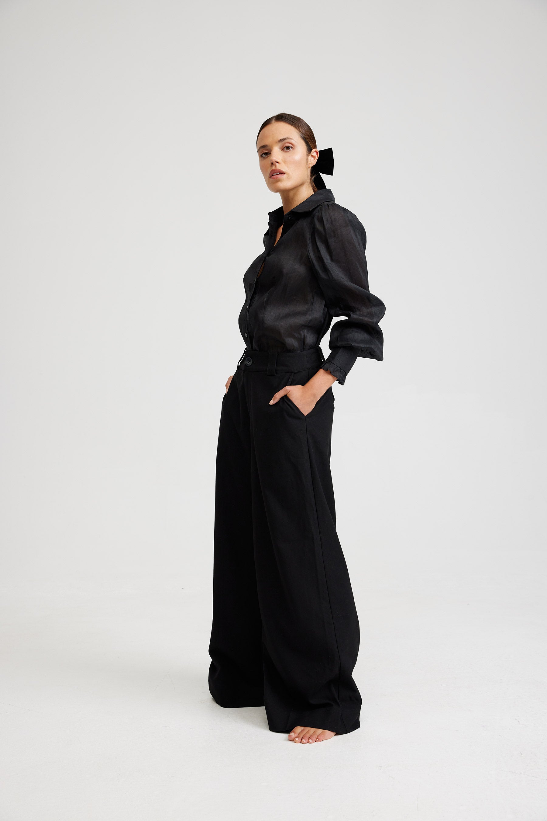 FELIX PANT IN NERO