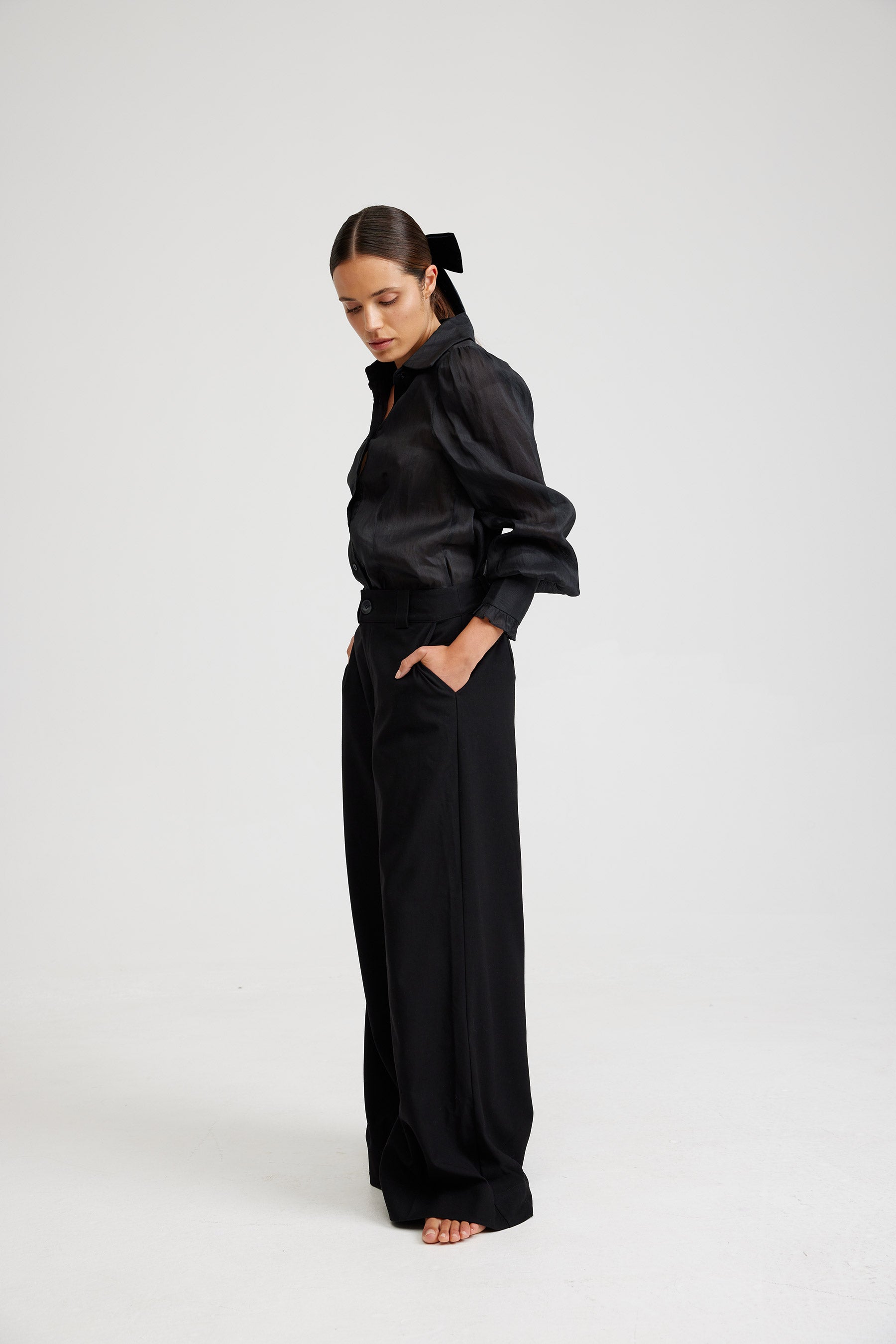 FELIX PANT IN NERO