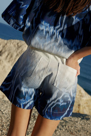 MELIK SHORTS IN OCEAN DEPTH/FOAM