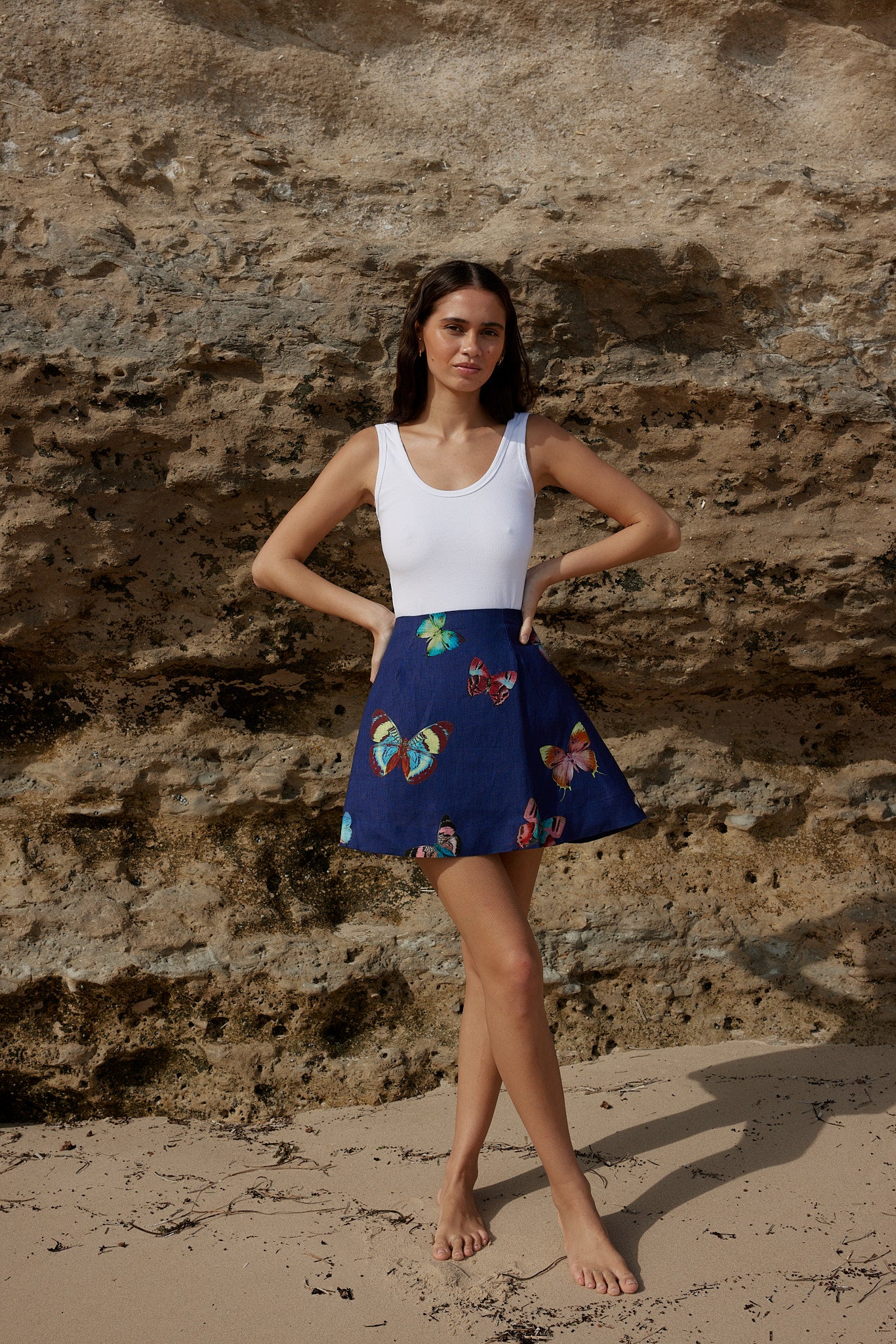 TRIXIE SKIRT IN NEELAM PAPILLON