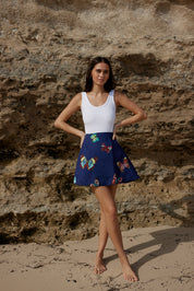 TRIXIE SKIRT IN NEELAM PAPILLON