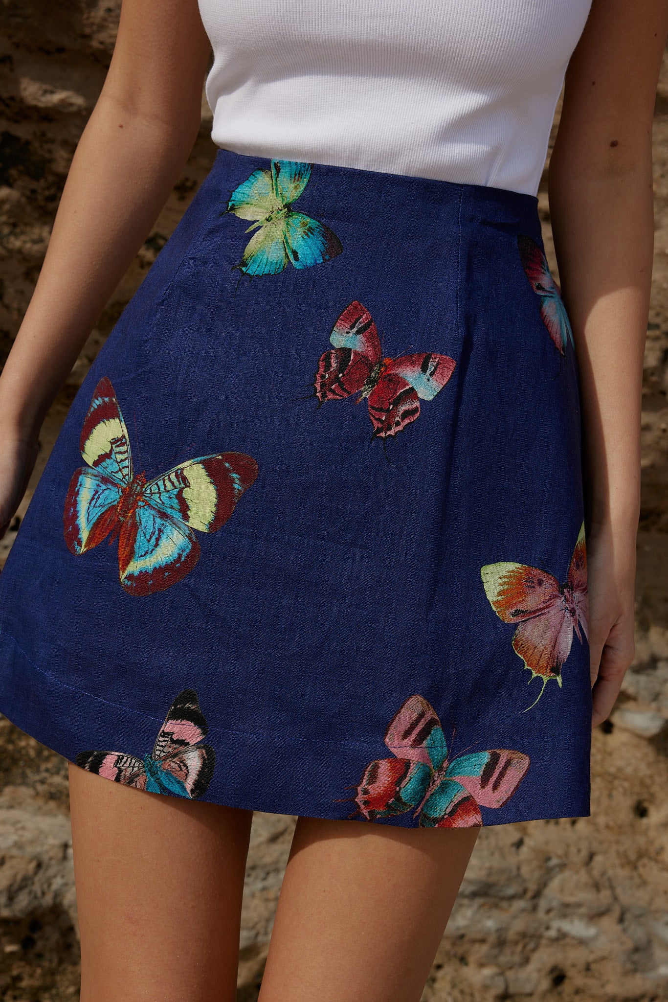 TRIXIE SKIRT IN NEELAM PAPILLON