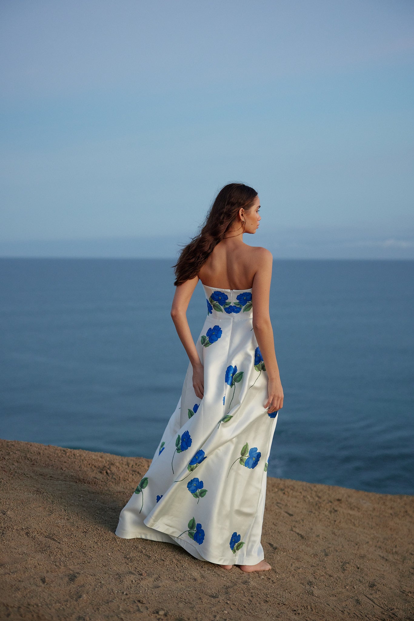 AUDREY GOWN CELESTE/FOAM Aston Studio AUDREY GOWN CELESTE/FOAM Aston Studio