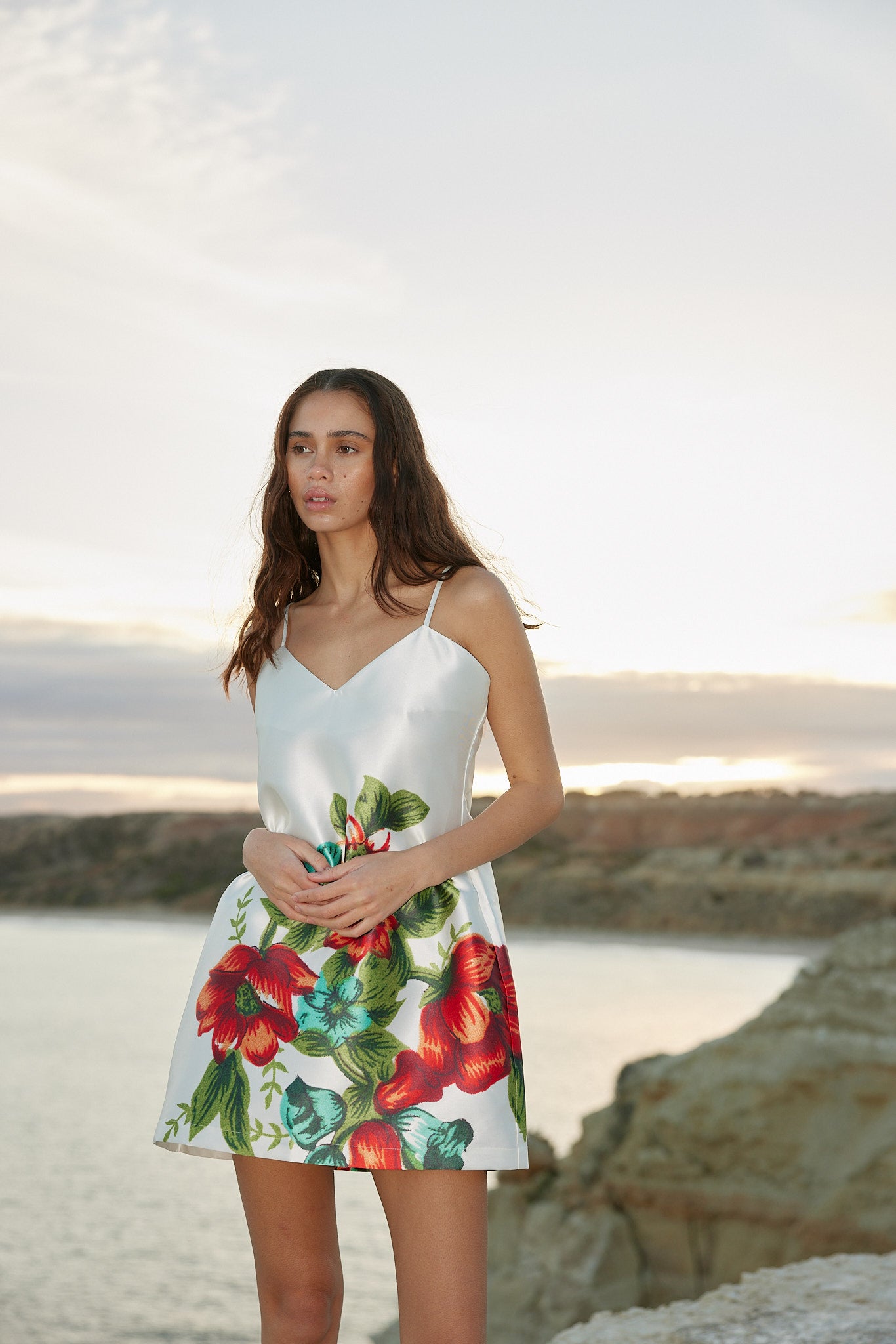 NIXIE DRESS IN FOAM BOUQUET