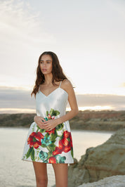 NIXIE DRESS IN FOAM BOUQUET