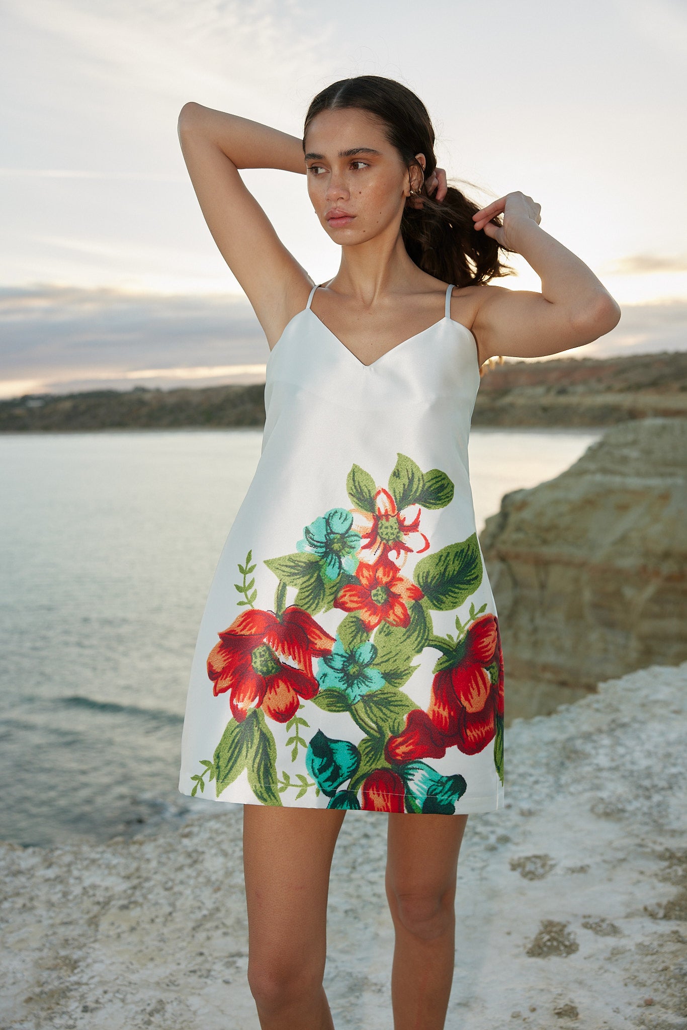 NIXIE DRESS IN FOAM BOUQUET