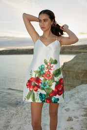 NIXIE DRESS IN FOAM BOUQUET