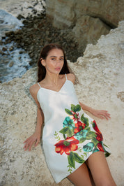 NIXIE DRESS IN FOAM BOUQUET