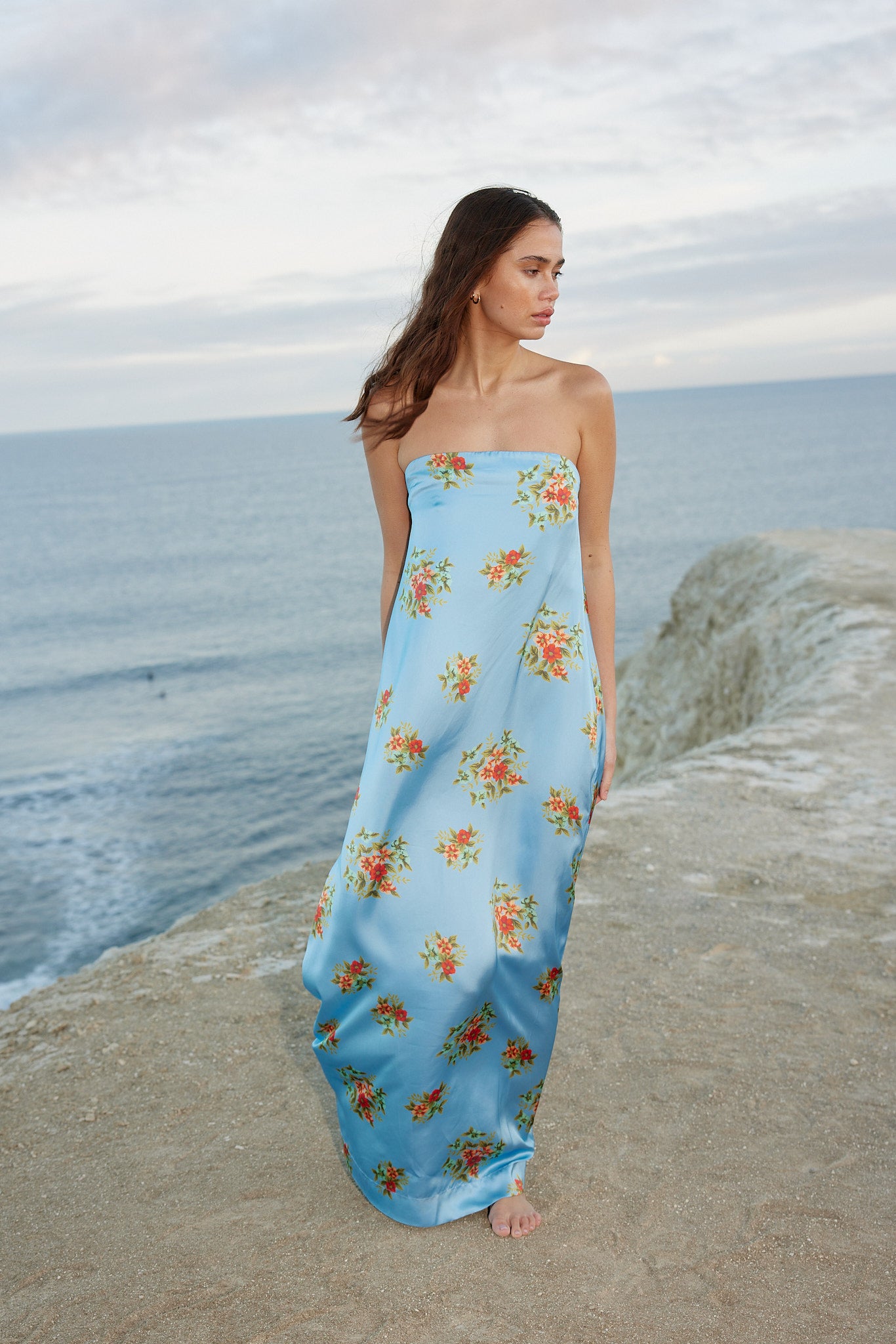 LUCIE DRESS IN POOL BOUQUET