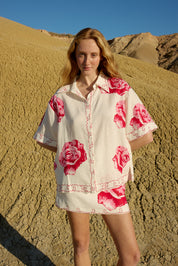 NERI SHIRT IN ANTIQUE ROSE