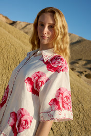 NERI SHIRT IN ANTIQUE ROSE