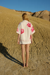 NERI SHIRT IN ANTIQUE ROSE