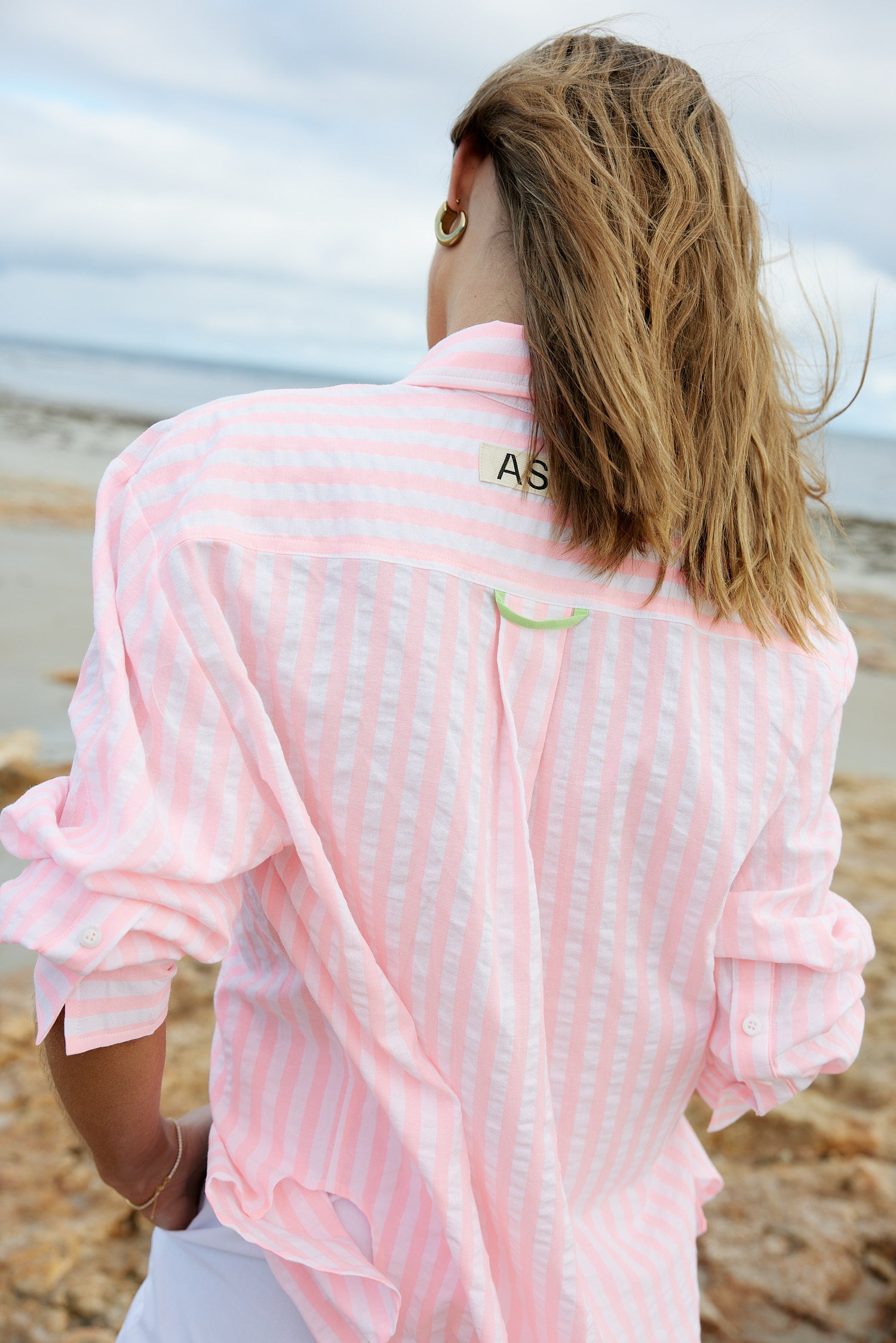 THE BUDDY SHIRT IN LEMONADE STRIPE