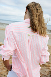 THE BUDDY SHIRT IN LEMONADE STRIPE