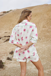 REMY LINEN SHIRT IN ANTIQUE/ARISA