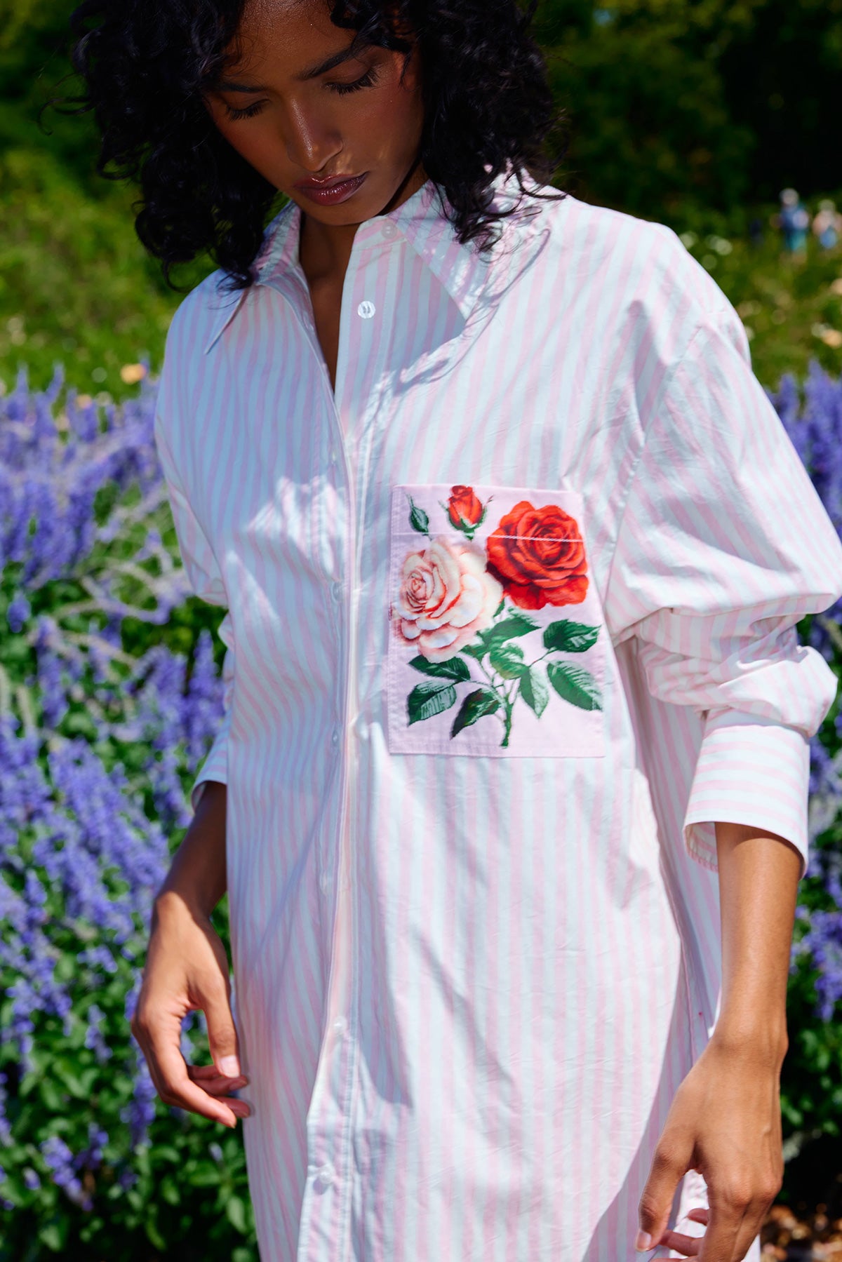 BUDDY SHIRT BABY ROSE STRIPE