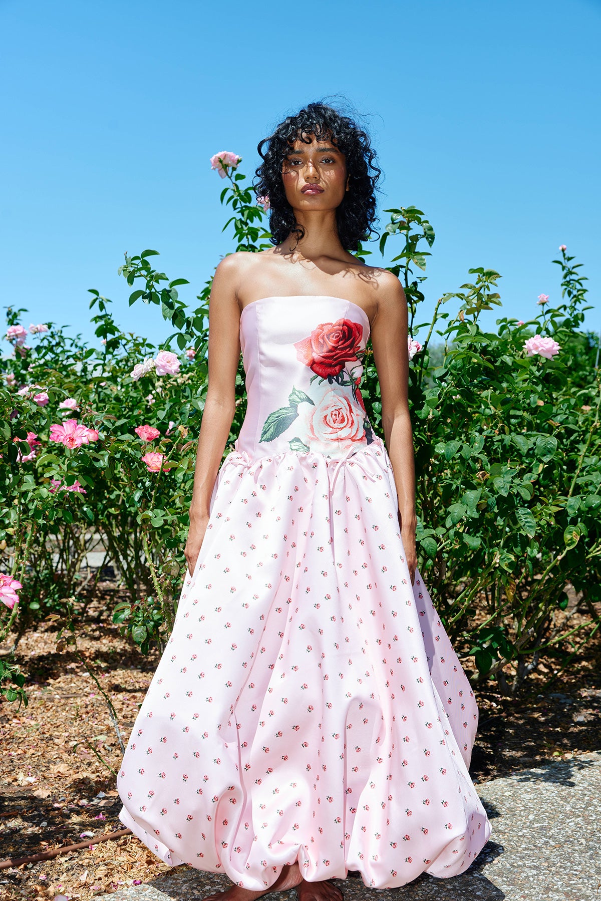 ARIEL MESH DRESS FOREST FLEUR – Aston Studio