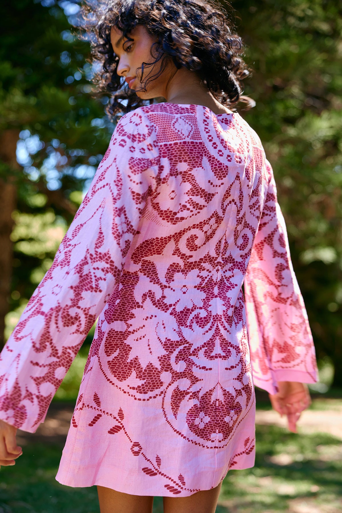 MAGGIE DRESS MAGENTA