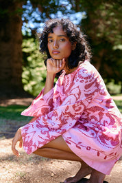 MAGGIE DRESS MAGENTA