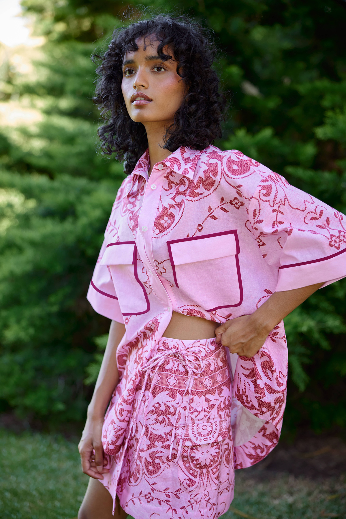 REMY SHIRT MAGENTA