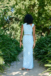 SOPHIE MESH SKIRT ARCTIC GINGHAM