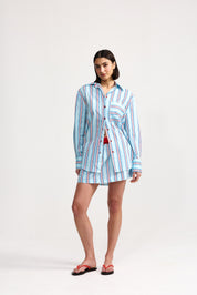 BUDDY SHIRT BLITHE CHERRY STRIPE
