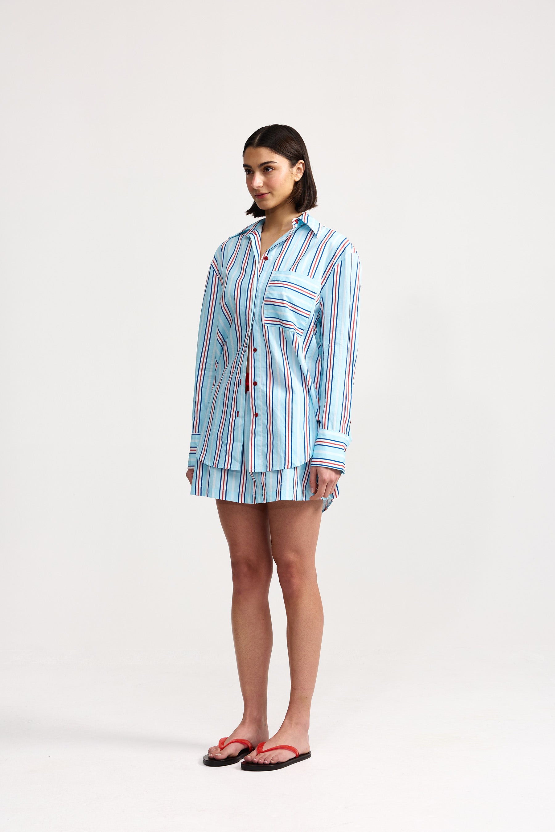 BUDDY SHIRT BLITHE CHERRY STRIPE
