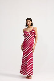 SYLVIE DRESS CHERRY GINGHAM