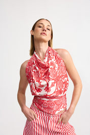 GIA SCARF IN RUBY ANTIQUE