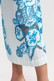 ARIA DRESS ANTIQUE CAPRI STRIPE