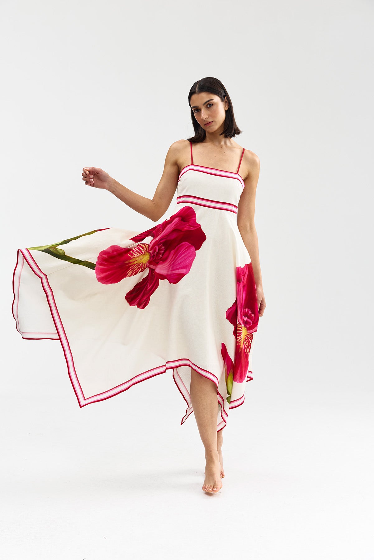 INGRID DRESS ANTIQUE IRIS