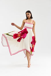 INGRID DRESS ANTIQUE IRIS
