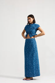 NOLA SKIRT DENIM PEONY