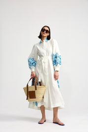 LUCILLE DRESS ANTIQUE CAPRI