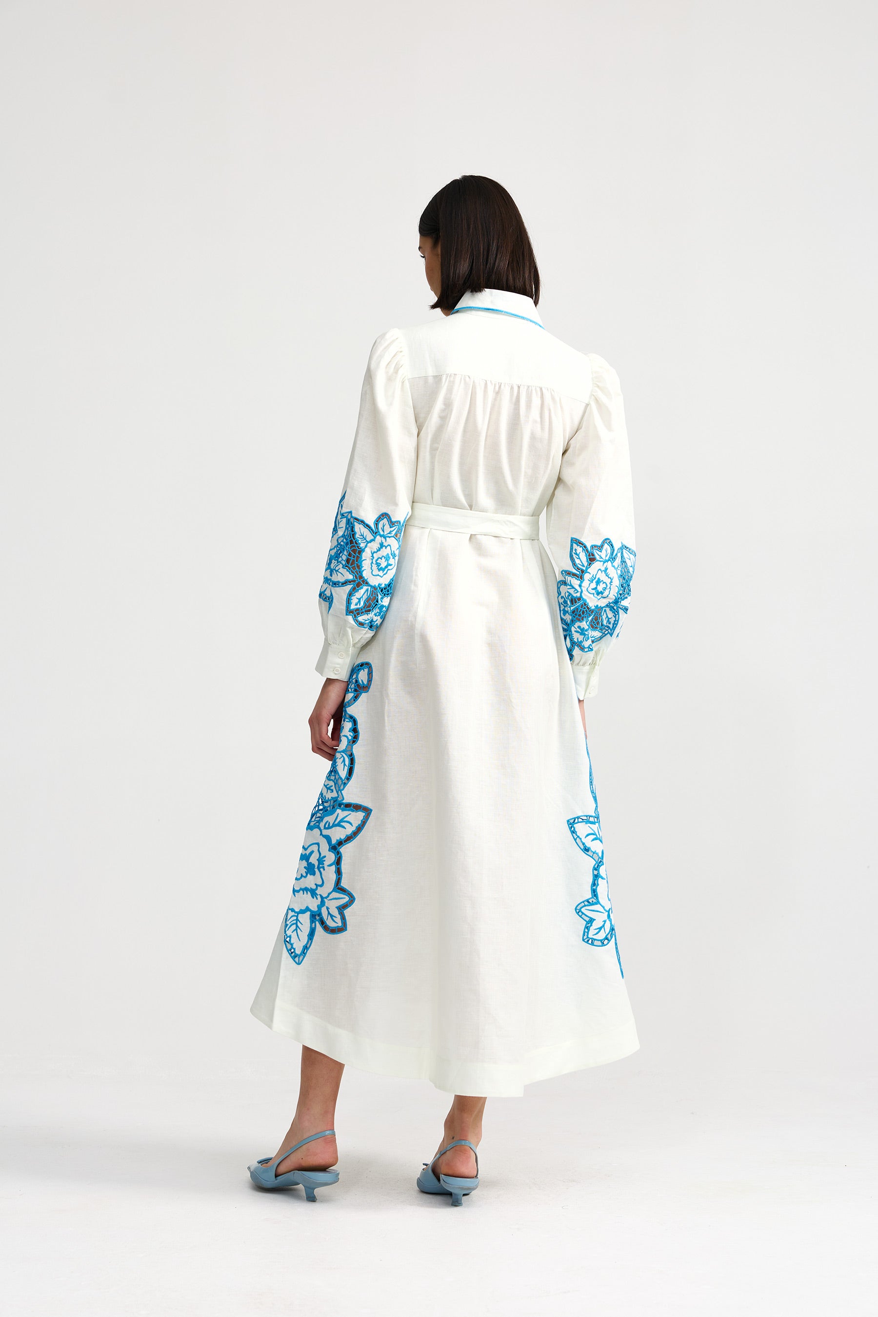 LUCILLE DRESS ANTIQUE CAPRI